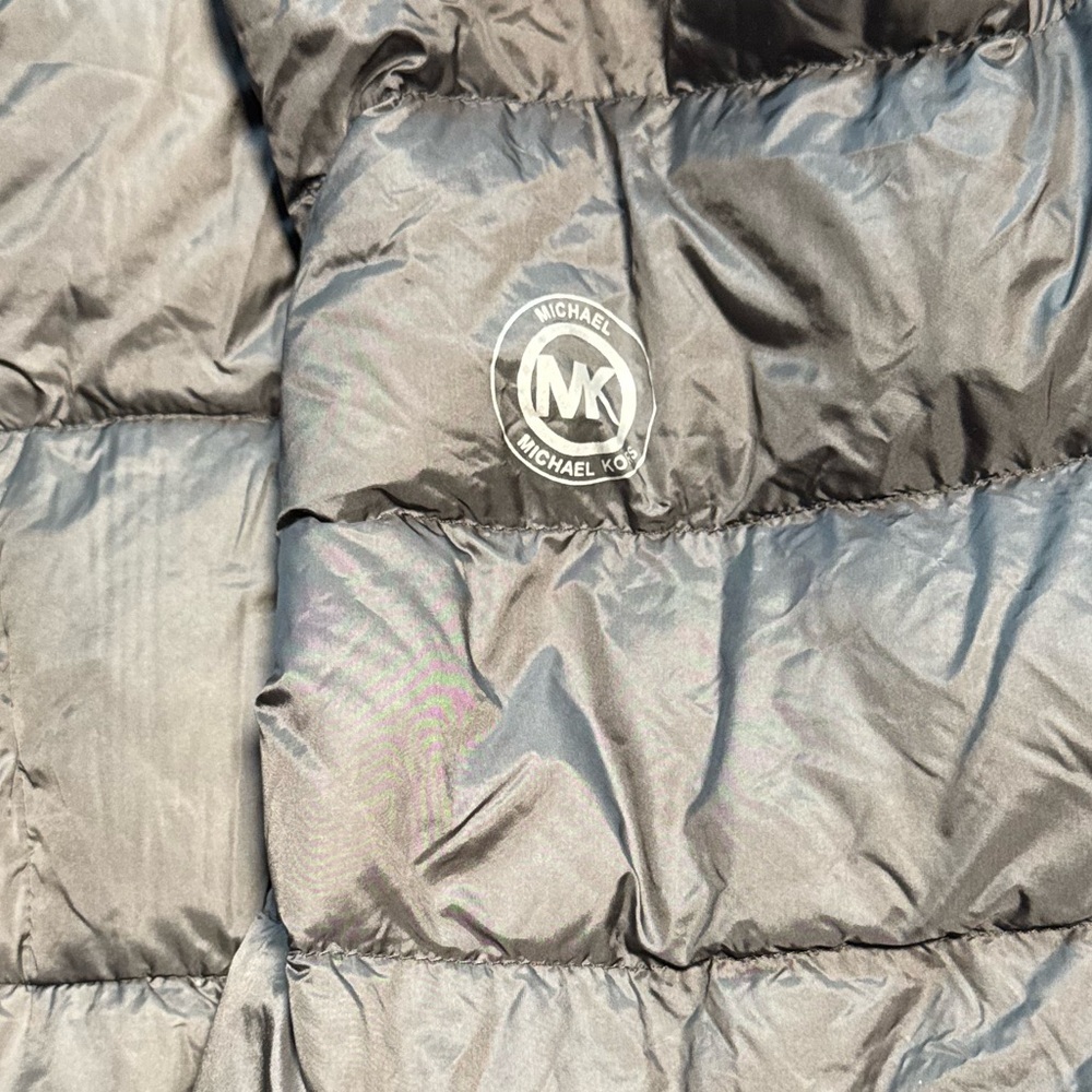 Michael Kors Hooded Long Packable Down Puffer Coat Down Waterfowl Feathers 2XL - Picture 9 of 15